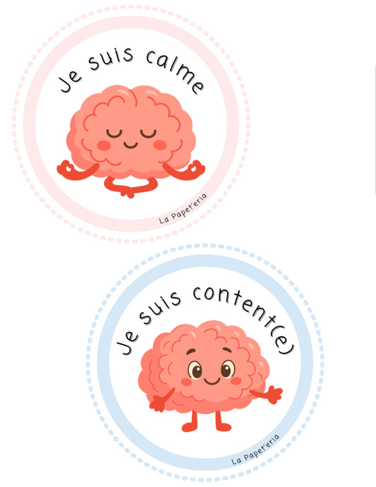 Ensemble de pictogrammes des émotions