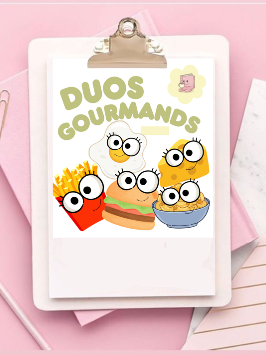 Duos Gourmands – Cartes de formation d’équipes