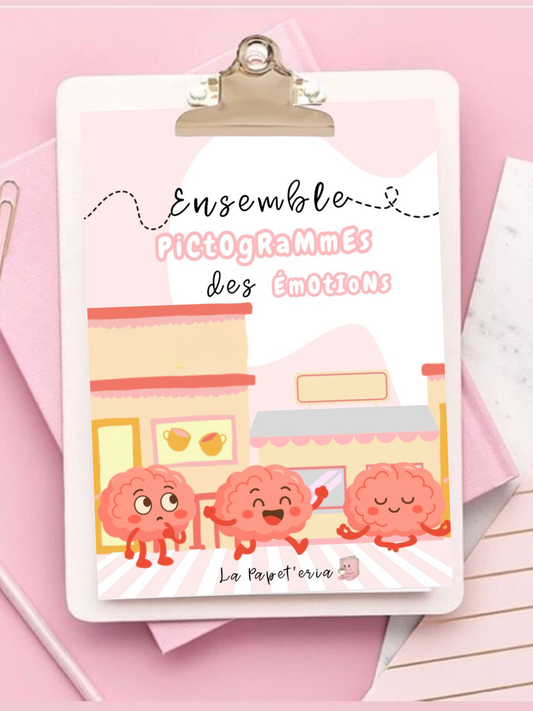 Ensemble de pictogrammes des émotions
