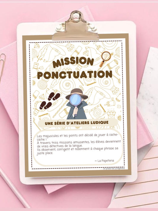 Mission Ponctuation – Ateliers Ludiques